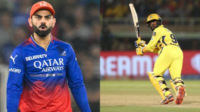 RCB की हार पर CSK के चैंपियन खिलाड़ी ने कोहली सहित पूरी टीम को सुनाई खरी-खोटी, कहा - सिर्फ अग्रेसन और चेन्नई को हराने से... RCB vs RR मैच के दौरान विराट कोहली और दूसरी तरफ सीएसके के लिए के मैच में शॉट खेलते अंबाती रायुडू