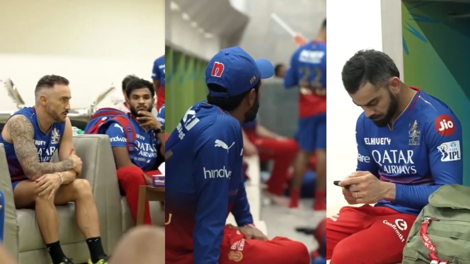 RCB Dressing Room Video : टूटे दिल, झुके चेहरे और नम आंखों के साथ आरसीबी के ड्रेसिंग रूम में पसरा सन्नाटा, विराट कोहली ने दर्द भरी स्पीच में कही दिल की बात RCB Dressing Room Video : टूटे दिल, झुके चेहरे और नम आंखों के साथ आरसीबी के ड्रेसिंग रूम में पसरा सन्नाटा, विराट कोहली ने दर्द भरी स्पीच में कही दिल की बात
