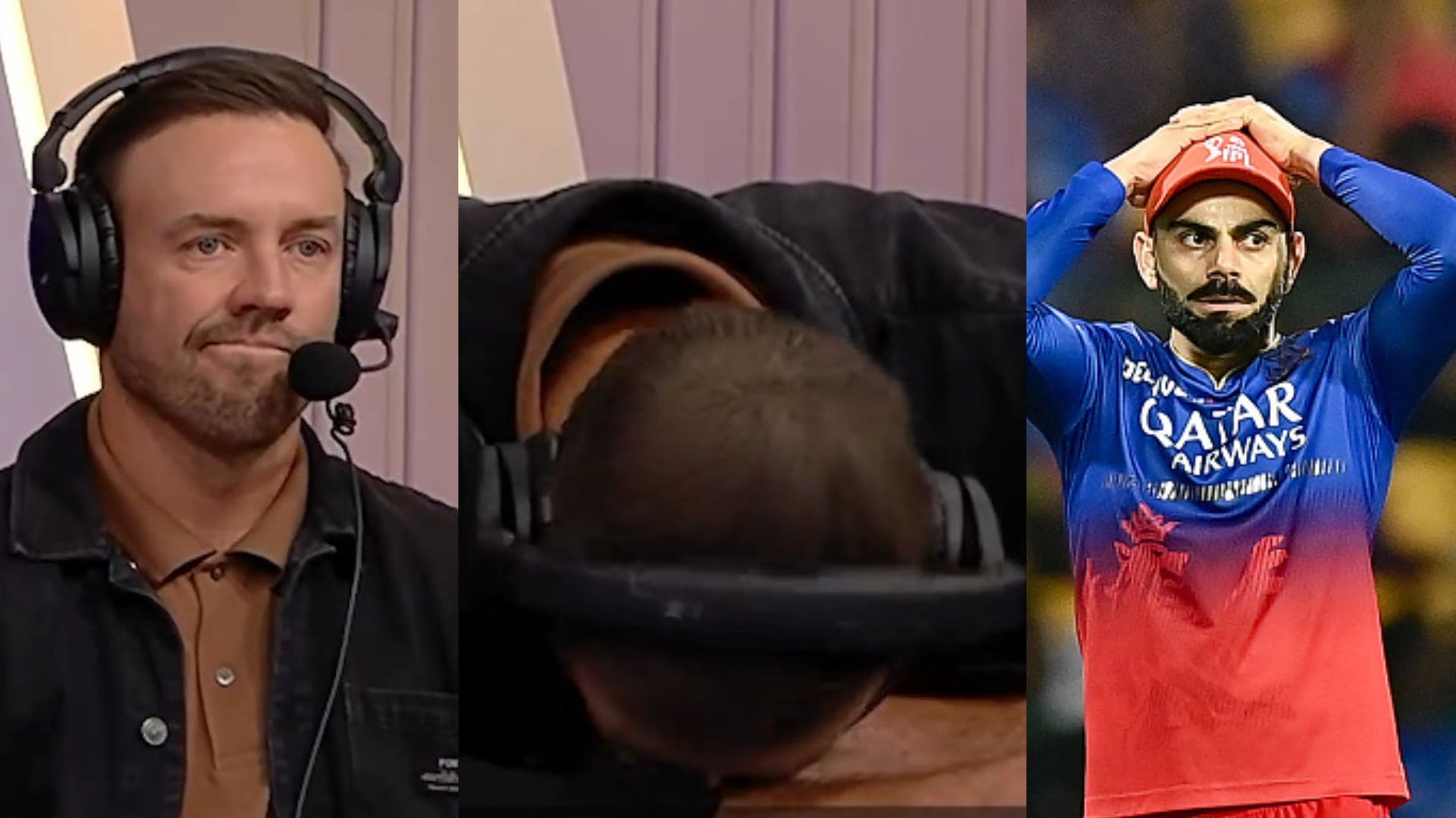 RCB की हार से टूटा एबी डिविलियर्स का दिल, सोशल मीडिया में बयां किया दर्द, कहा - हारना हमेशा... आरसीबी की हार के बाद निराश एबी डिविलियर्स और दूसरी तरफ विराट कोहली