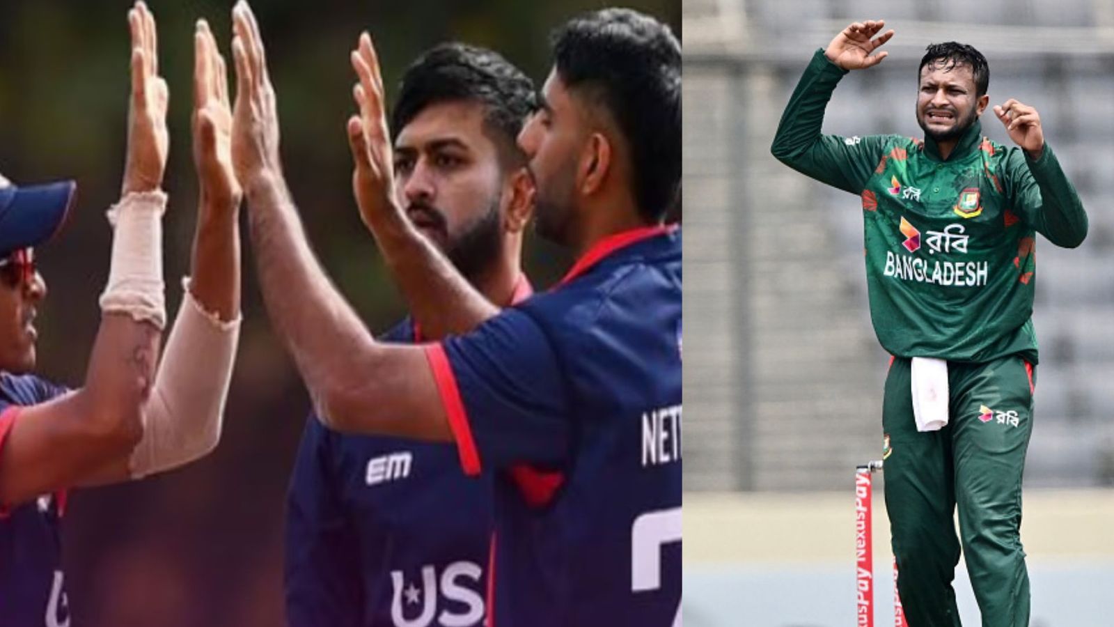 USA vs BAN : T20 वर्ल्ड कप से पहले अमेरिका से सीरीज हार पर शाकिब अल हसन ने क्यों लिया पाकिस्तान का नाम? कहा - ऐसी टीमें जब हार... USA vs BAN : T20 वर्ल्ड कप से पहले अमेरिका से सीरीज हार पर शाकिब अल हसन ने क्यों लिया पाकिस्तान का नाम? कहा - ऐसी टीमें जब हार...
