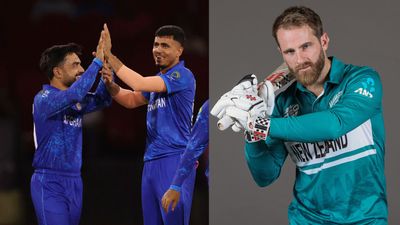 NZ vs AFG, ICC Men's T20 World Cup 2024: न्यूजीलैंड के सामने जीत के क्रम को जारी रखने उतरेगी अफगानिस्तान, जानिए हेड टू हेड रिकॉर्ड और दोनों टीमों की संभावित Playing XI व मौसम का हाल टी20 वर्ल्ड कप 2024 के मैच के दौरान राशिद खान और दूसरी तरह न्यूजीलैंड के केन विलियमसन
