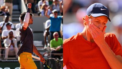 French Open Semifinal 2024 : कार्लोस अल्कराज ने फ्रेंच ओपन के फाइनल में जगह बनाकर रचा इतिहास, यानिक सिनर का टूटा सपना, टेनिस में पहली बार हुआ ऐसा फ्रेंच ओपन के सेमीफाइनल में जीत के बाद कार्लोस अल्कराज और दूसरी तरफ यानिक सिनर
