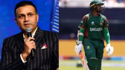 T20 WC 2024: वीरेंद्र सहवाग ने दिग्गज ऑलराउंडर को सुनाई खरी-खोटी, कहा 'आप कोई एडम गिलक्रिस्ट या मैथ्यू हेडन नहीं' वीरेंद्र सहवाग और शाकिब अल हसन