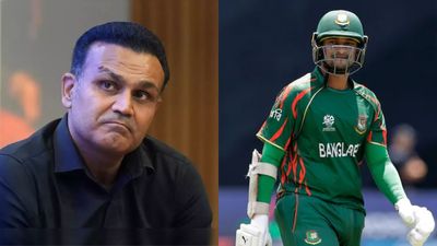 T20 WC 2024: वीरेंद्र सहवाग की बात सुन शाकिब अल हसन को लगी मिर्ची, प्लेयर ऑफ दी मैच बनते ही भारतीय दिग्गज की बात पर किया रिएक्ट शाकिब अल हसन और वीरेंद्र सहवाग