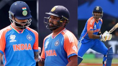 T20 WC 2024: टीम इंडिया के बल्लेबाजों के लिए मुसीबत बना अमेरिका, नहीं जमा रोहित शर्मा-विराट कोहली का रंग, 3 मैच में 100 रन बनाना भी मुश्किल विराट कोहली, रोहित शर्मा और सूर्यकुमार यादव