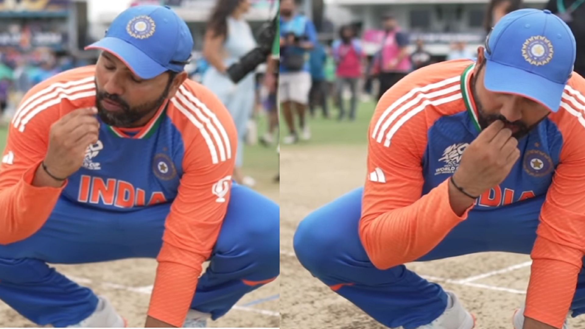 रोहित शर्मा ने क्यों खाई बारबाडोस पिच की मिट्टी, कप्तान ने अब जाकर खोला राज, कहा- मैं अपने साथ एक टुकड़ा...