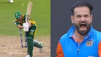 यूनुस खान की गिल्लियां बिखेर गुस्से से आग बबूला हुए इरफान पठान, पाकिस्तानी कप्तान को इस तरह दिखाया पवेलियन का रास्ता यूनुस खान और इरफान पठान