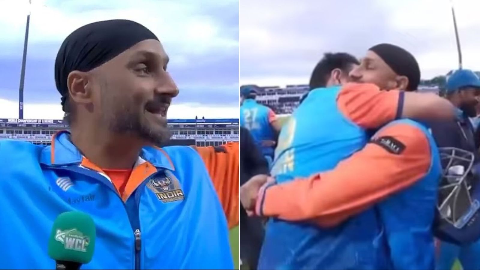 पाकिस्तान को पीटने के बाद साथी खिलाड़ी को गले लगा इमोशनल हुए हरभजन सिंह, सोशल मीडिया पर वीडियो वायरल पाकिस्तान को पीटने के बाद साथी खिलाड़ी को गले लगा इमोशनल हुए हरभजन सिंह, सोशल मीडिया पर वीडियो वायरल