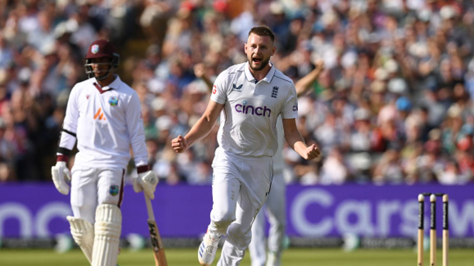 ENG vs WI : एटकिंसन और वोक्स ने बर्मिंघम में ढाया कहर, इंग्लैंड ने वेस्टइंडीज को 282 पर समेट पहले दिन कसा शिकंजा  ENG vs WI : एटकिंसन और वोक्स ने बर्मिंघम में ढाया कहर, इंग्लैंड ने वेस्टइंडीज को 282 पर समेट पहले दिन कसा शिकंजा