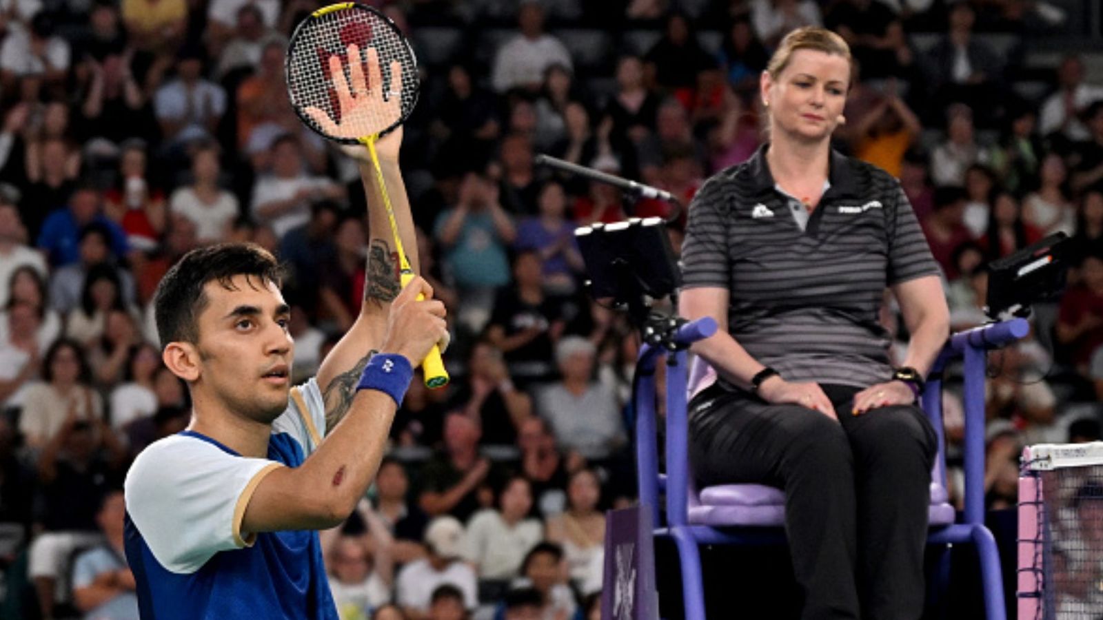 Paris Olympic, Badminton : लक्ष्य सेन ने रचा इतिहास, चीनी ताइपे के खिलाड़ी को दौड़ा-दौड़ा कर हरा सेमीफाइनल में बनाई जगह, अब मेडल से सिर्फ एक कदम दूर Paris Olympic, Badminton : लक्ष्य सेन ने रचा इतिहास, चीनी ताइपे के खिलाड़ी को दौड़ा-दौड़ा कर हरा सेमीफाइनल में बनाई जगह, अब मेडल से सिर्फ एक कदम दूर