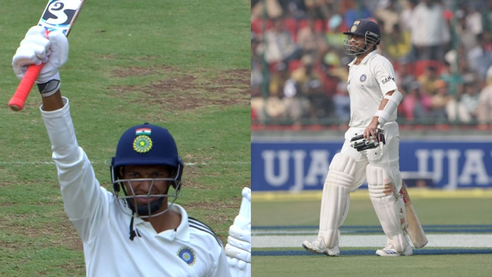 Duleep Trophy : सचिन तेंदुलकर को पछाड़ दलीप ट्रॉफी के डेब्यू मैच में मुशीर खान ने 181 रनों की पारी से रचा इतिहास, हासिल किया ये बड़ा मुकाम Duleep Trophy : सचिन तेंदुलकर को पछाड़ दलीप ट्रॉफी के डेब्यू मैच में मुशीर खान ने 181 रनों की पारी से रचा इतिहास, हासिल किया ये बड़ा मुकाम