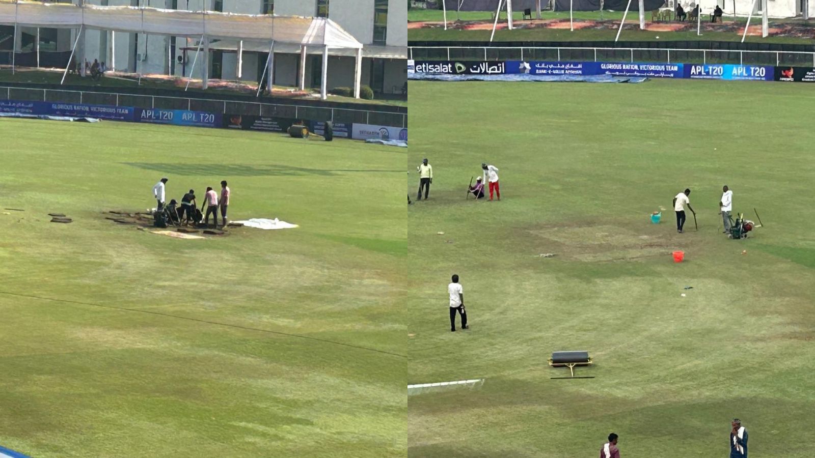 AFG vs NZ: टैंट हाउस से किराए पर आए कवर्स, एक गीले पैच को ठीक करने में ग्राउंड स्टाफ को लग गए 8 घंटे, जानें लेटेस्ट अपडेट
AFG vs NZ: टैंट हाउस से किराए पर आए कवर्स, एक गीले पैच को ठीक करने में ग्राउंड स्टाफ को लग गए 8 घंटे, जानें लेटेस्ट अपडेट