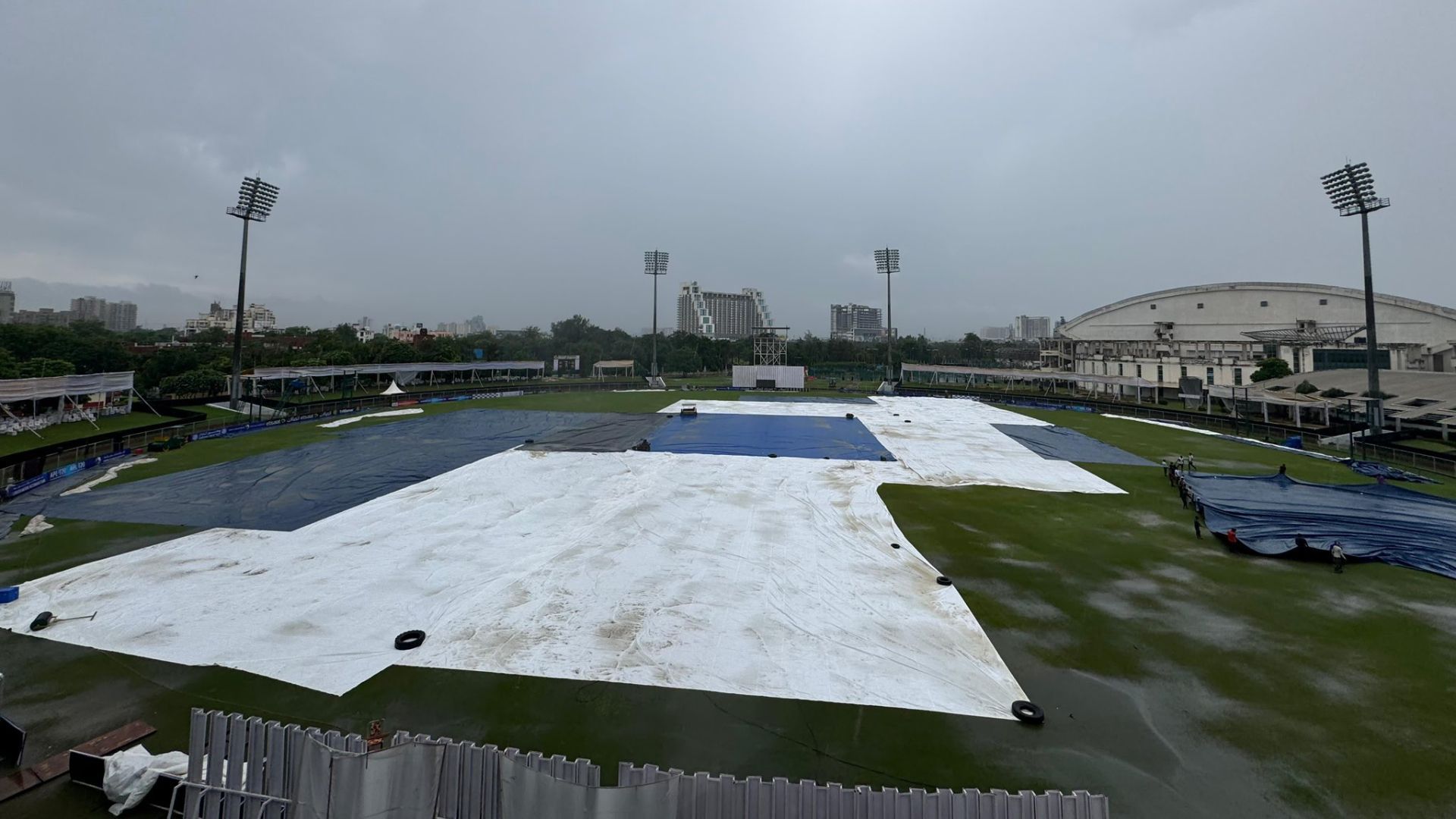 AFG vs NZ टेस्ट का तीसरा दिन भी बारिश ने धोया, मैदान में जगह-जगह भरा पानी, न्यूजीलैंड ने फोटो पोस्ट कर खोली पोल