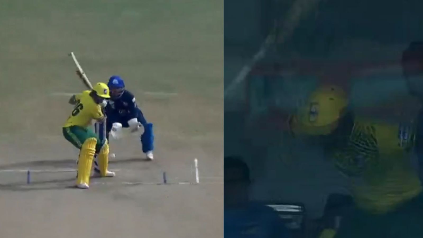 पाकिस्तानी बैटर तमतमाया! इमाम उल हक OUT होने के बाद हुए बेकाबू, पहले पटका बल्ला और फिर दे मारा...VIDEO पाकिस्तानी बैटर तमतमाया! इमाम उल हक OUT होने के बाद हुए बेकाबू, पहले पटका बल्ला और फिर दे मारा...VIDEO