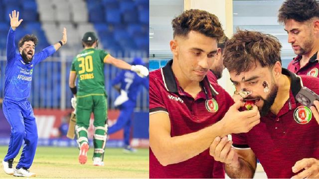 AFG vs SA: राशिद खान का अपने बर्थडे पर करियर का सबसे बड़ा कमाल, दुनिया में पहली बार किसी गेंदबाज के नाम दर्ज हुआ ऐसा अद्भुत रिकॉर्ड राशिद खान ने साउथ अफ्रीका के खिलाफ 19 रन पर पांच विकेट लिए