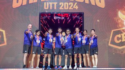 UTT : हरमीत देसाई और यांगजी के धमाकेदार प्रदर्शन से गोवा ने लगातार दूसरी बार जीता अल्टीमेट टेबल टेनिस का खिताब ल्टीमेट टेबल टेनिस (यूटीटी) खिताब जीतने के बाद गोवा की टीम