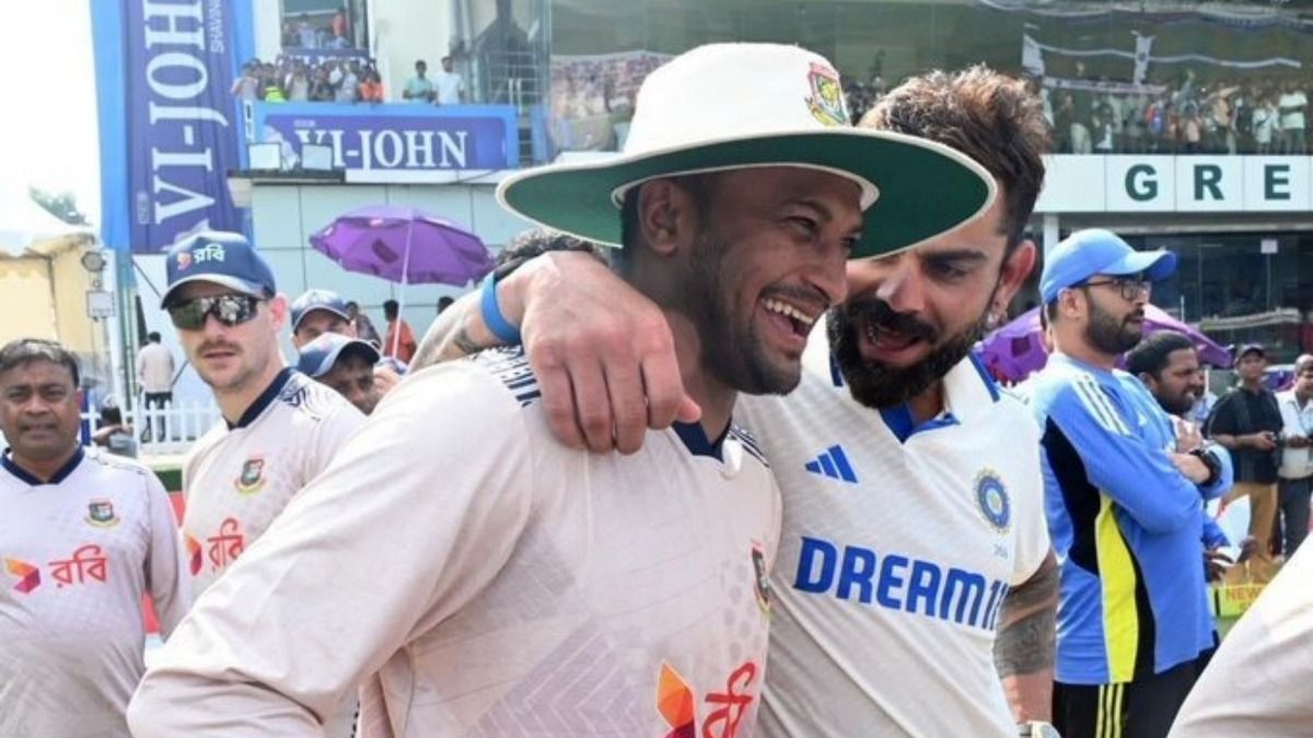 विराट कोहली ने फिर जीता फैंस का दिल, रिटायरमेंट का ऐलान करने वाले शाकिब अल हसन को दिया खास तोहफा, VIDEO