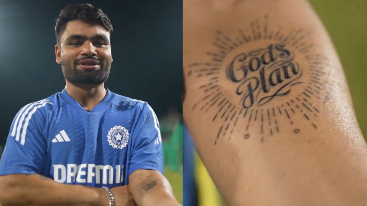 Rinku Singh : बांग्लादेश सीरीज से पहले रिंकू सिंह ने गॉड्स प्लान टैटू का खोला राज, कहा - मैंने 5 छक्के जो जड़े उसका  ही...