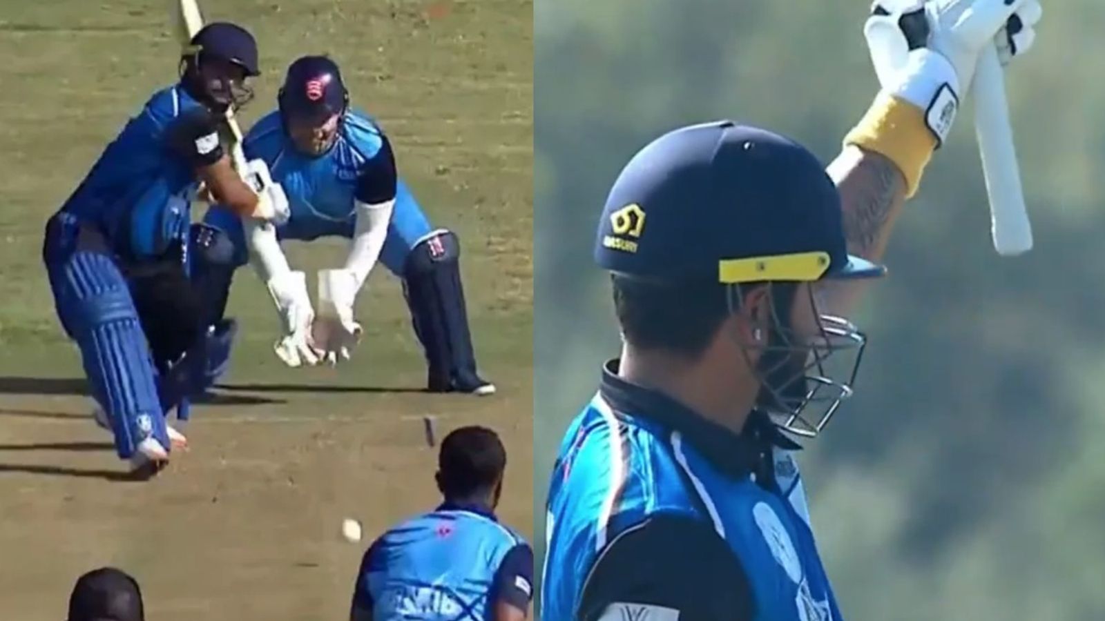 सुरेश रैना का बल्ला अमेरिका में गरजा, शाकिब के ओवर में कूटे 17 रन और तूफानी फिफ्टी से दिलाई जीत, देखें Video सुरेश रैना का बल्ला अमेरिका में गरजा, शाकिब के ओवर में कूटे 17 रन और तूफानी फिफ्टी से दिलाई जीत, देखें Video