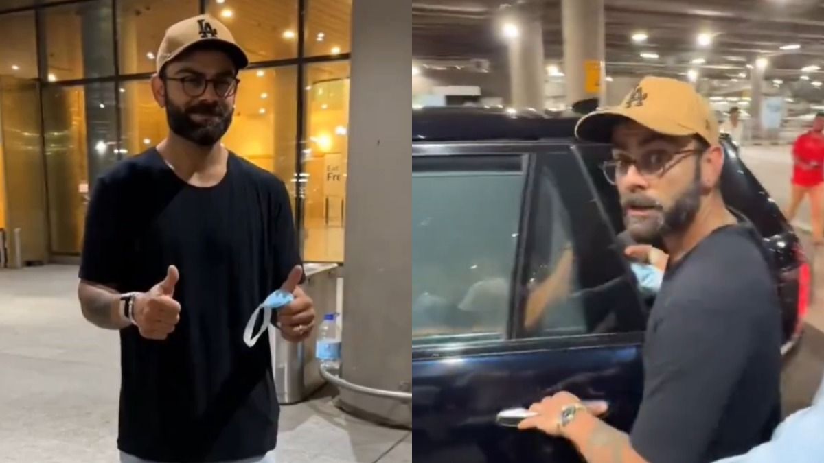 Virat Kohli : विराट कोहली न्यूजीलैंड के खिलाफ सीरीज के लिए लौटे भारत, फैन ने कहा - 'BGT में आग लगानी है', देखें Video 