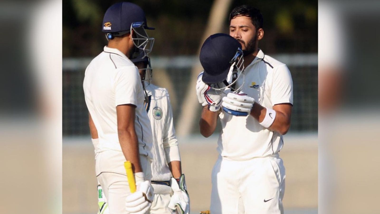 Ranji Trophy: 118, 171, 205, 101, 56, पांच बल्लेबाजों ने बरपाया कहर, चार ने ठोके शतक तो सहवाग के भांजे ने मारी फिफ्टी, 4 साल बाद रणजी ट्रॉफी में मचा ऐसा धमाल Ranji Trophy: 118, 171, 205, 101, 56, पांच बल्लेबाजों ने बरपाया कहर, चार ने ठोके शतक तो सहवाग के भांजे ने मारी फिफ्टी, 4 साल बाद रणजी ट्रॉफी में मचा ऐसा धमाल