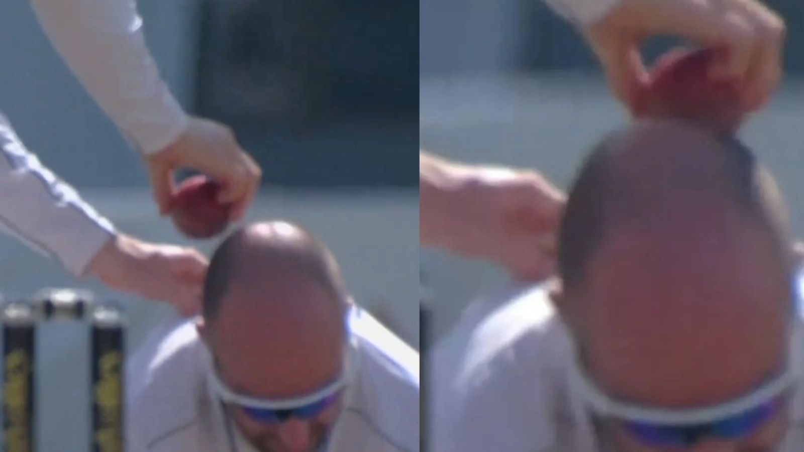 PAK vs ENG : इंग्लैंड के जो रूट ने गेंद को चमकाने का अपनाया अद्भुत तरीका, जैक लीच के सिर पर रगड़ी बॉल, Video हुआ वायरल PAK vs ENG : इंग्लैंड के जो रूट ने गेंद को चमकाने का अपनाया अद्भुत तरीका, जैक लीच के सिर पर रगड़ी बॉल, Video हुआ वायरल