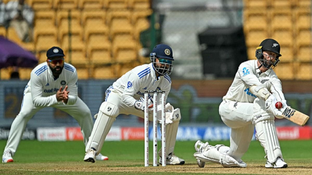 IND vs NZ, 1st Test, Day 2: डेवॉन कॉनवे के दम पर बेंगलुरु टेस्‍ट में न्‍यूजीलैंड 134 रन से आगे, टीम इंडिया को 46 पर समेटने के बाद दूसरे दिन तीन विकेट पर बनाए 180 रन