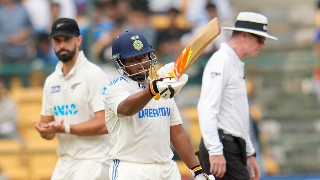 IND vs NZ : सरफराज के शतक और पंत के 99 रन के बाद भारत ने 29 रन के भीतर गंवाए 6 विकेट, न्यूजीलैंड को जीत के लिए बनाने हैं सिर्फ 107 रन