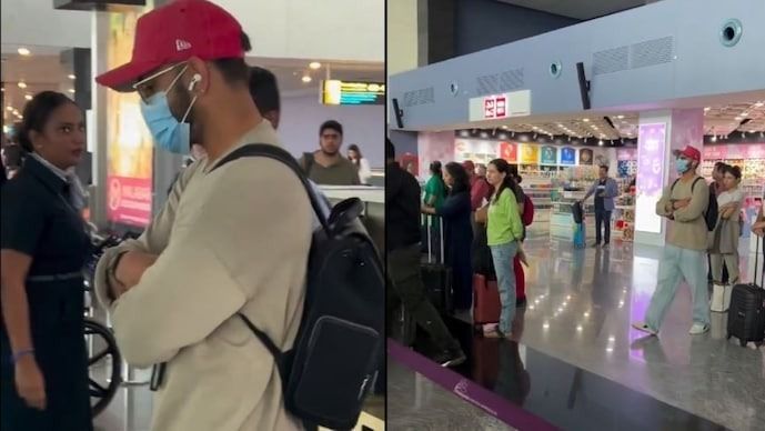 विराट कोहली मास्क पहन बेंगलुरु एयरपोर्ट पर आए नजर, फैंस को नहीं लग पाई बिल्कुल भी भनक, दूसरे टेस्ट से पहले इस शहर के लिए भरी उड़ान VIDEO