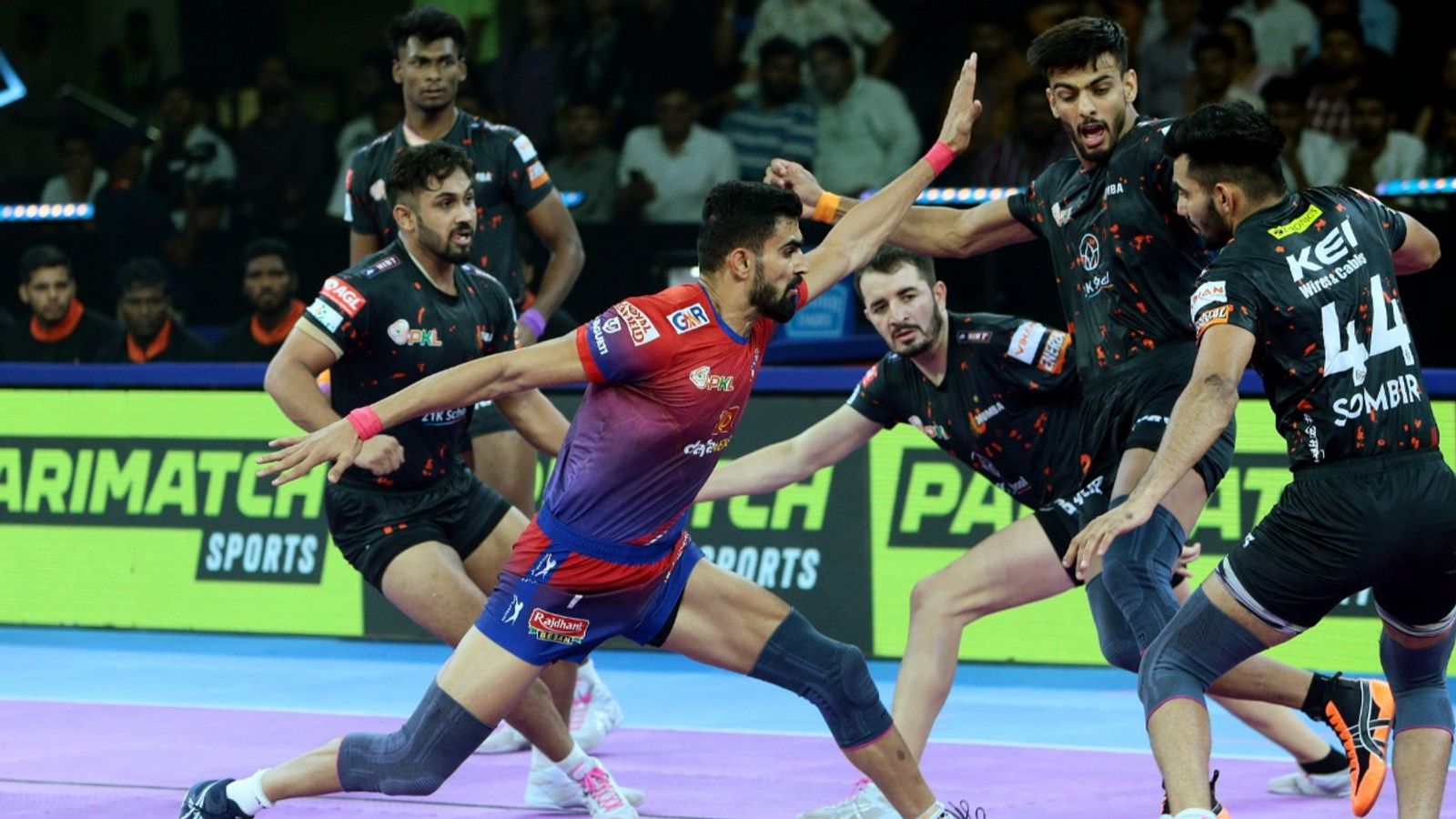 Pro Kabaddi League: यू मुंबा ने आखिरी मिनट में ऑलआउट से योद्धाज को चौंकाया, बंगाल ने गुजरात को फिर से हराया Pro Kabaddi League: यू मुंबा ने आखिरी मिनट में ऑलआउट से योद्धाज को चौंकाया, बंगाल ने गुजरात को फिर से हराया