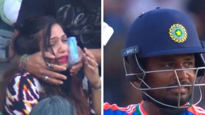 Video: संजू सैमसन ने उड़ाया झन्नाटेदार सिक्स तो महिला फैन हुई घायल, फूटा आंसुओं का सैलाब, भारतीय बल्लेबाज ने फौरन मांगी माफी SportsTak Hindi