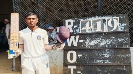 24 छक्के, 43 चौके, मुंबई के बल्लेबाज ने 419 रन की पारी खेल मैदान पर उड़ाया बवंडर, बोला- कोच ने कहा था 100-200 से कुछ नहीं होगा SportsTak Hindi