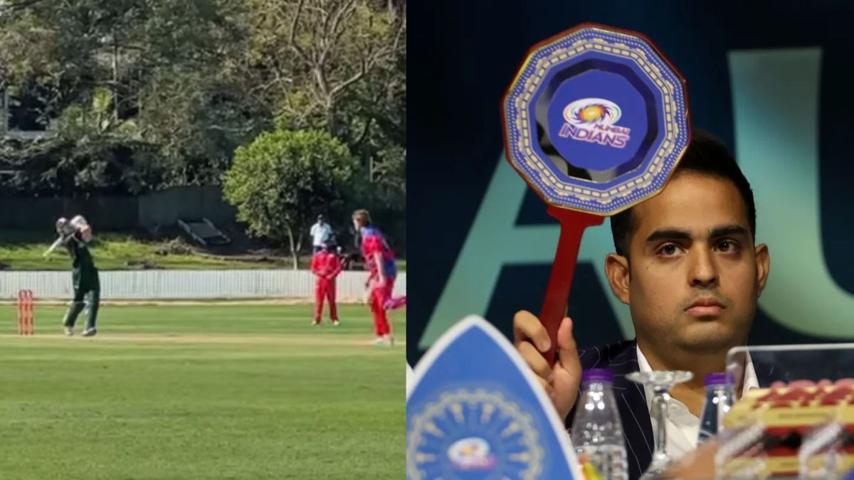 IPL 2025 : 40 गेंद में शतक ठोकने वाला जांबाज सिर्फ 30 लाख में मिला, मुंबई के हाथ लगा 'जैकपॉट', मैदान के पार मारता है लंबे-लंबे छक्के, क्या आपने देखा तूफानी बैटिंग का ये Video
