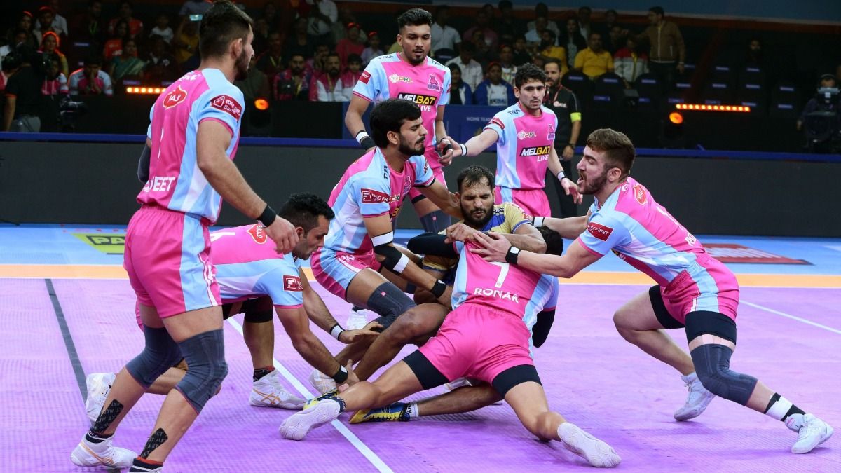 PKL 11: जयपुर पिंक पैंथर्स ने तमिल थलाइवाज को खिताबी रेस से किया बाहर, यू मुंबा को हराकर यूपी योद्धाज तीसरे नंबर पर पहुंचे