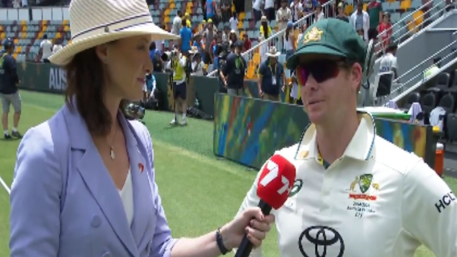 IND vs AUS : गाबा में 36 घंटे के भीतर ऑस्ट्रेलियाई टीम कैसे भारत को देगी मात? राहुल का कैच लेने के बाद स्मिथ ने कहा - अब बस हमें... IND vs AUS : गाबा में 36 घंटे के भीतर ऑस्ट्रेलियाई टीम कैसे भारत को देगी मात? राहुल का कैच लेने के बाद स्मिथ ने कहा - अब बस हमें...