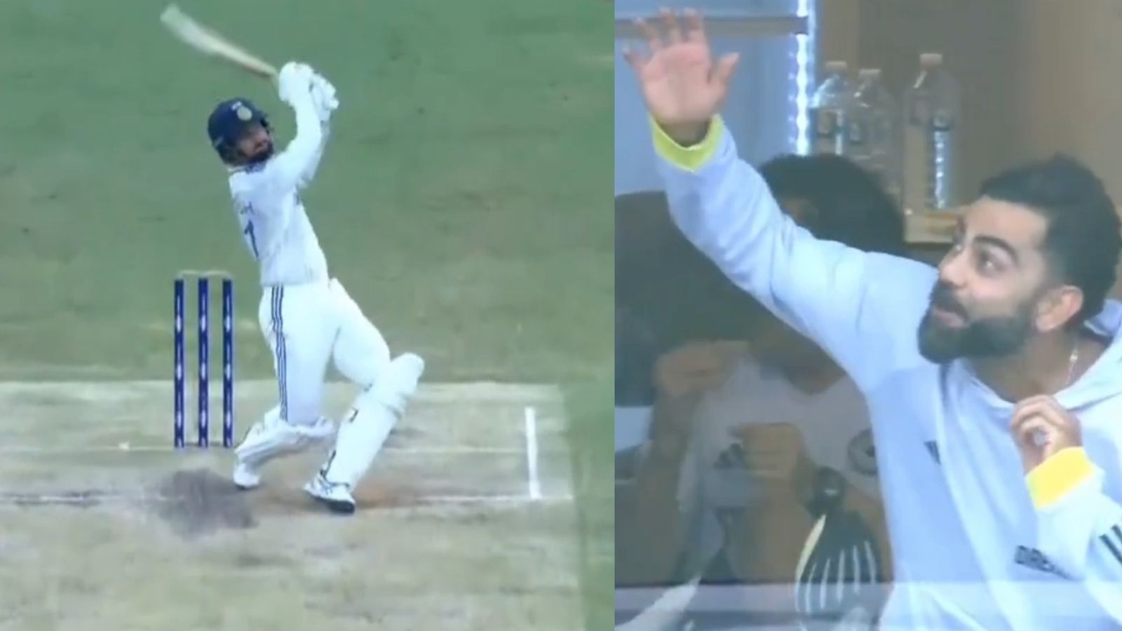 झन्नाटेदार सिक्स! विराट के बल्ले से आकाशदीप ने मारा गगनचुम्बी छक्का, ड्रेसिंग रूम में हैरान हो गए कोहली-रोहित, कमिंस की गेंद पर लगने वाले तगड़े शॉट का Video वायरल झन्नाटेदार सिक्स! विराट के बल्ले से आकाशदीप ने मारा गगनचुम्बी छक्का, ड्रेसिंग रूम में हैरान हो गए कोहली-रोहित, कमिंस की गेंद पर लगने वाले तगड़े शॉट का Video वायरल