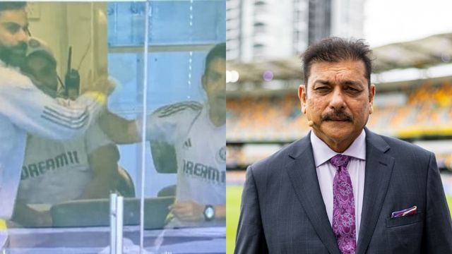 विराट कोहली- गौतम गंभीर के जश्न मनाने वाले वीडियो पर रवि शास्त्री ने कह दी बड़ी बात, बोले- आपके इस तरह... ड्रेसिंग रूम में विराट कोहली और गौतम गंभीर, कमेंट्री के दौरान रवि शास्त्री