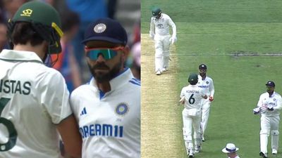 Watch: 19 साल के ऑस्ट्रेलियाई खिलाड़ी से भिड़े विराट कोहली, मेलबर्न के मैदान में हुई जमकर कहा सुनी, Video हुआ वायरल विराट कोहली और सैम कोंस्टास