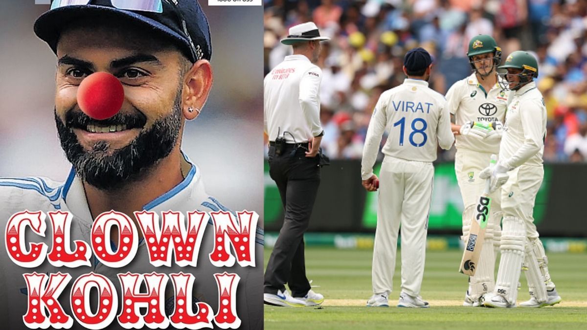 'विराट कोहली जोकर है',  ऑस्ट्रेलियाई मीडिया और अखबारों ने सैम कोंस्टस को कंधा मारने पर पूर्व कप्तान पर साधा निशाना, फिर फ्रंट पेज पर क्रिकेटर