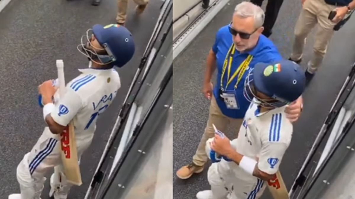 Virat Kohli Fight: विराट कोहली की फिर हुई लड़ाई, आउट होने के बाद मजाक उड़ा रहे ऑस्ट्रेलियाई फैंस से उलझे, भारतीय स्‍टार को अंदर लेकर गए गार्ड, Video