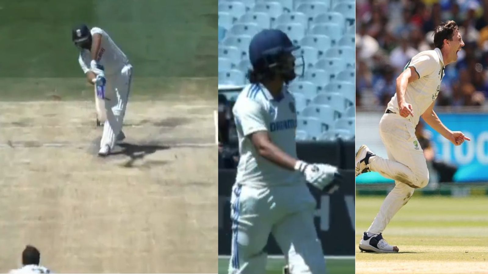 रोहित शर्मा और केएल राहुल को ऑस्ट्रेलियाई कप्तान कमिंस ने सिर्फ 6 गेंद में कैसे किया ढेर, भारत पर मंडराने लगा हार का संकट, देखें VIDEO रोहित शर्मा और केएल राहुल को ऑस्ट्रेलियाई कप्तान कमिंस ने सिर्फ 6 गेंद में कैसे किया ढेर, भारत पर मंडराने लगा हार का संकट, देखें VIDEO