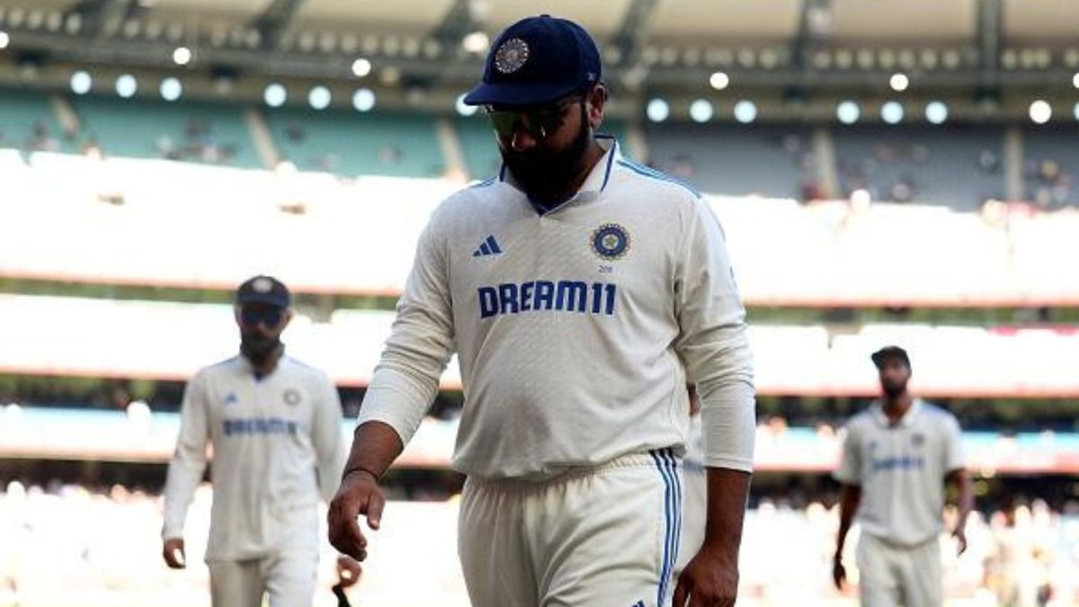 Rohit Sharma Happy Retirement : रोहित शर्मा जैसे ही कमिंस के सामने मेलबर्न के मैदान में 9 रन पर हुए ढेर, माइकल वॉन सहित फैंस ने किया ट्रोल, कहा - 'हैप्पी रिटायरमेंट'