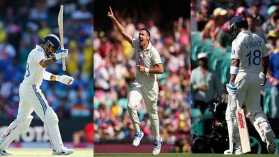 IND vs AUS : विराट कोहली की ऑस्ट्रेलिया में आखिरी पारी समाप्त! स्कॉट बोलैंड बने 'काल', सिर्फ 6 रन पर हुए out तो खुद पर दे मारा बल्ला, देखें Video विराट कोहली और स्कॉट बोलैंड