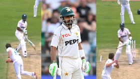 Babar Azam fight with South Africa pacer Wiaan Mulder Babar Azam fight with South Africa pacer Wiaan Mulder