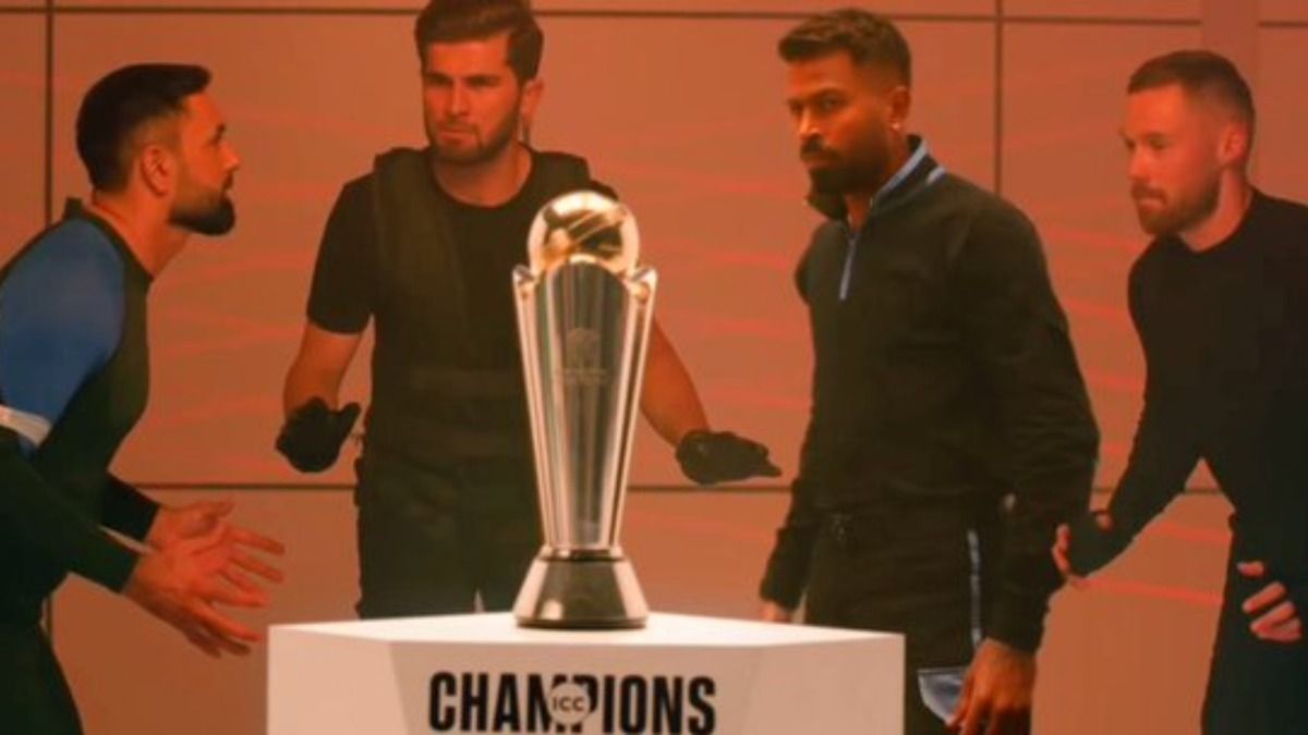 Champions Trophy चुराने की कोशिश में लगे हार्दिक पंड्या और शाहीन अफरीदी, ICC ने जारी किया प्रोमो वीडियो