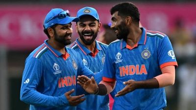 ICC Champions Trophy 2025 को लेकर हरभजन सिंह ने की बड़ी भविष्यवाणी, बताया कौन सी 4 टीमें खेलेंगी सेमीफाइनल ? Rohit Sharma, Virat Kohli and Jasprit Bumrah (Photo-Getty Images)