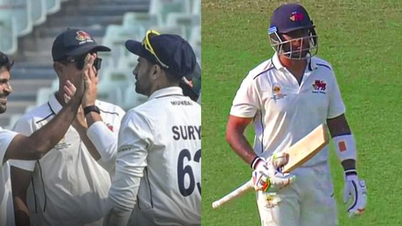 रणजी ट्रॉफी क्वार्टरफाइनल : सूर्यकुमार यादव और रहाणे की ताबड़तोड़ पारी से संभली मुंबई, जेएंडके-केरल के मैच ने रोमांच की हदें पार कर दीं रणजी ट्रॉफी क्वार्टरफाइनल : सूर्यकुमार यादव और रहाणे की ताबड़तोड़ पारी से संभली मुंबई, जेएंडके-केरल के मैच ने रोमांच की हदें पार कर दीं