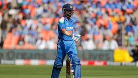 Virat Kohli of India leaves the field after being dismissed Virat Kohli of India leaves the field after being dismissed