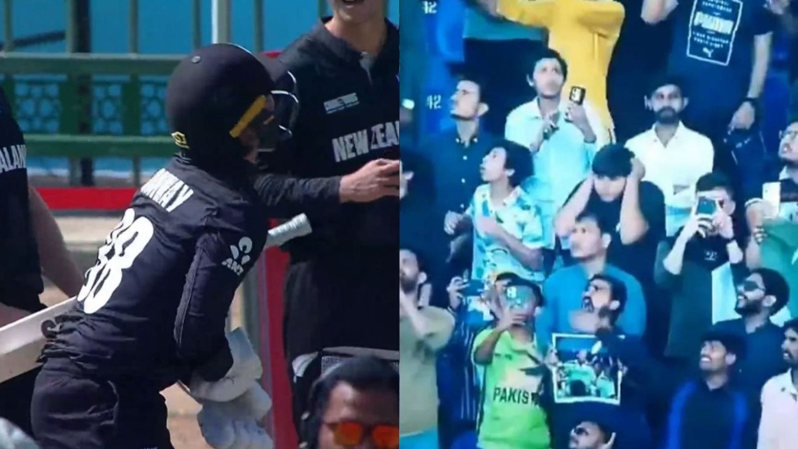चैंपियंस ट्रॉफी के पहले मुकाबले में पाकिस्तान की हरकत से खौफ में आए न्यूजीलैंड के खिलाड़ी , फैंस भी कांपे, VIDEO वायरल चैंपियंस ट्रॉफी के पहले मुकाबले में पाकिस्तान की हरकत से खौफ में आए न्यूजीलैंड के खिलाड़ी , फैंस भी कांपे, VIDEO वायरल