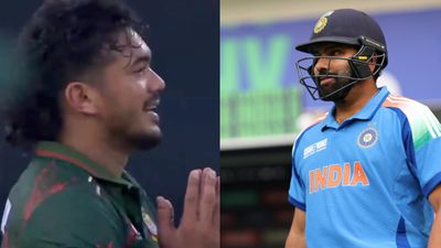 IND vs ENG: रोहित शर्मा ने हवा में खेला शॉट तो बांग्लादेशी गेंदबाज जोड़ने लगा हाथ, मैच के बीच का मजेदार VIDEO वायरल SportsTak Hindi
